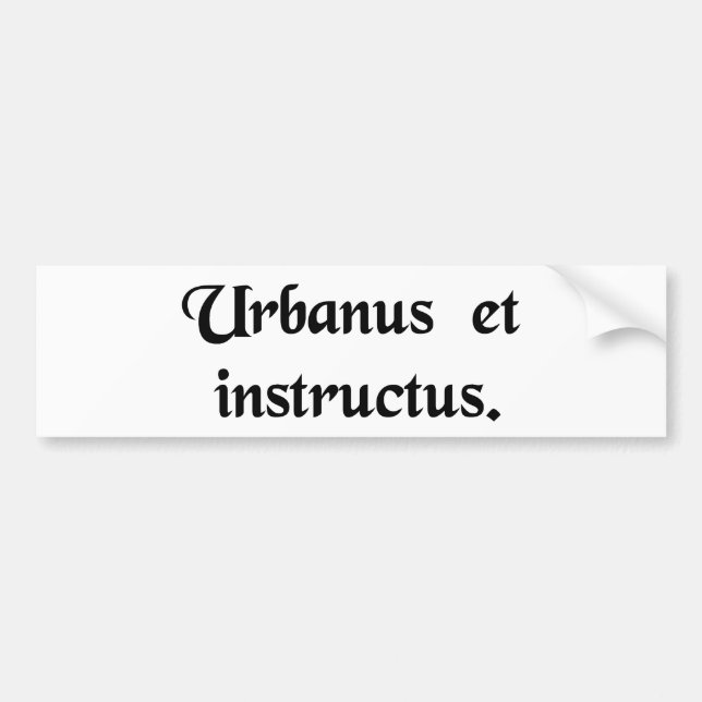 En gentleman och en scholar. bildekal (Framsidan)