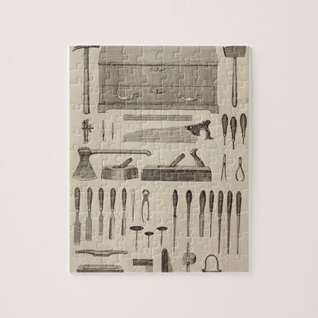 En gentleman verktygbröstkorg, från katalogen av pussel (Vertikal)