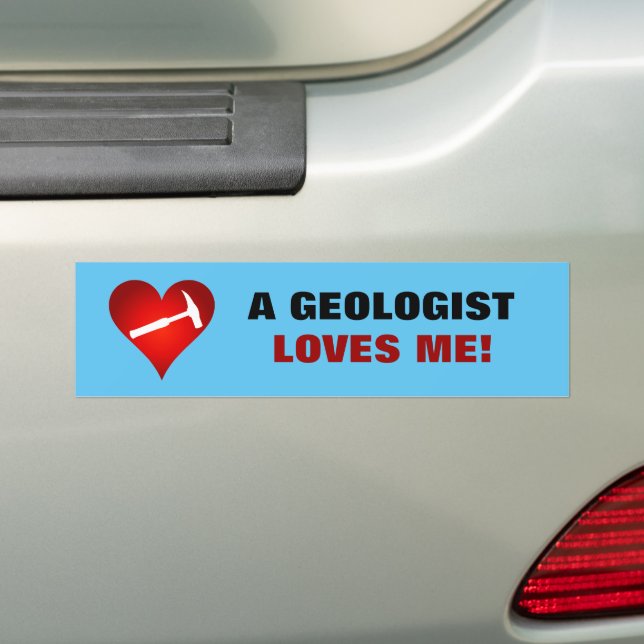 En geolog Kärlek me Bildekal (På Bil)