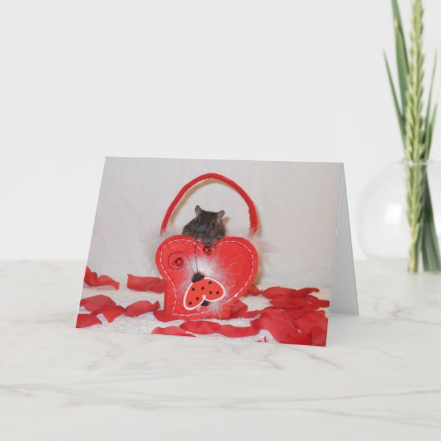 En gerbilvalentin kort (Framsida)