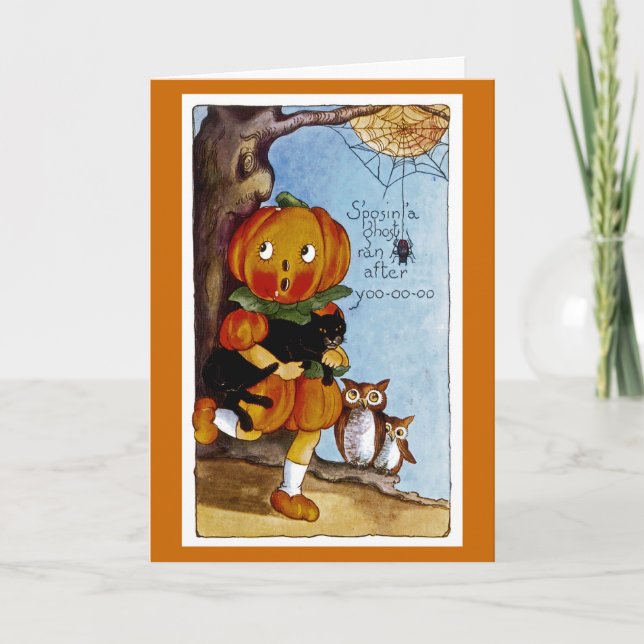 En Ghost sprang efter Yoo-oo-oo! Kort (Framsida)