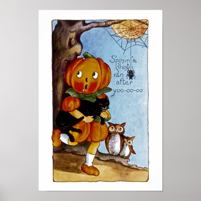 En Ghost sprang efter Yoo-oo-oo! Poster (Framsidan)