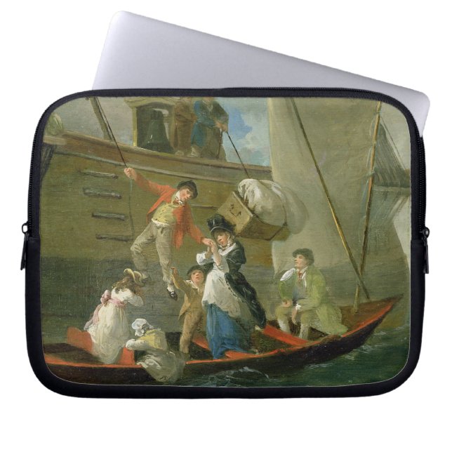 En gift sjöman Adieu, c.1800 (olja på panel) Laptop Sleeve (Framsidan)