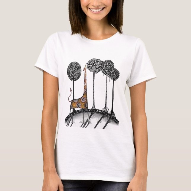 En giraff kallade Kennett T-shirt (Framsida)