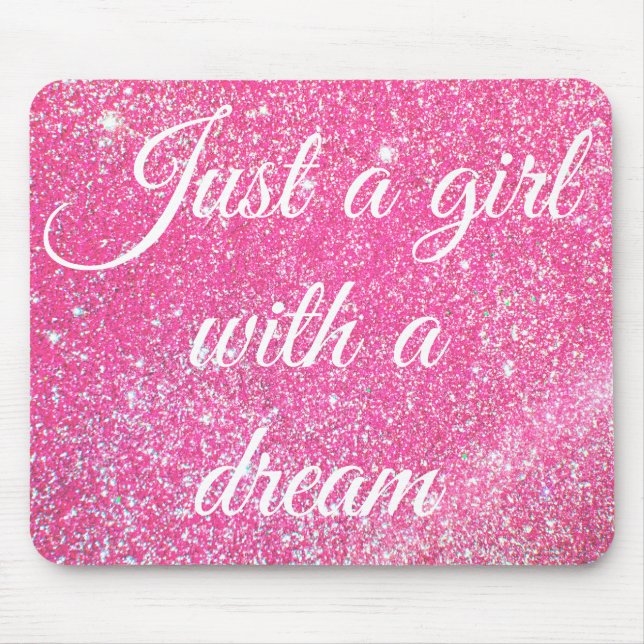 EN GIRL MED EN DREAM Gnistra Glitter Musmatta (Framsidan)