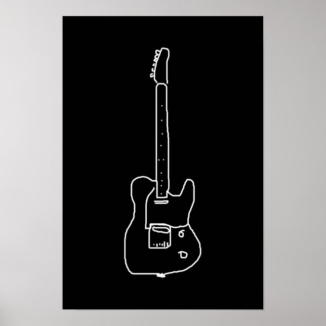 en gitarr poster (Framsidan)