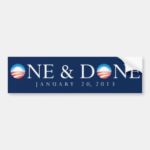 En & gjord Obama bildekal