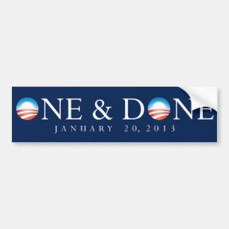 En & gjord Obama bildekal