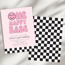 En glad Babe Glad Face Pink