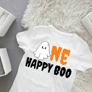 En glad Boo-pojke 1-års födelsedagsfest T Shirt