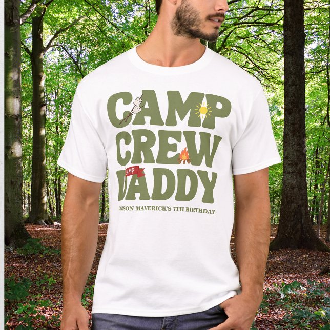 En glad campare pojkars födelsedag  t shirt (Skapare uppladdad)