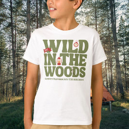 En glad campare pojkars födelsedag  t shirt