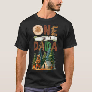 En glad Dada-campare Första födelsedagen Camping B T Shirt