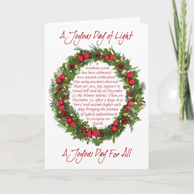 EN GLAD DAG - KORT (Framsida)