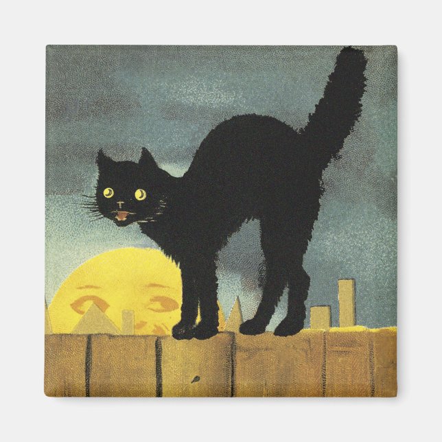 En glad Halloween Magnet (Framsidan)