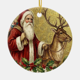 En glad julstämning julgransprydnad keramik