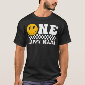 En Glad Kille Mamma 1:a Födelsedag Familj T Shirt