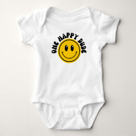 En Glad Kille Pojke 1-årsdag T Shirt