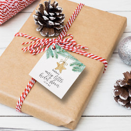 En Glad Liten Jul Bröllopsdusch Gåvor Etiketter
