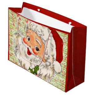 En glad, munter jul tomte med röda kinder, del 2