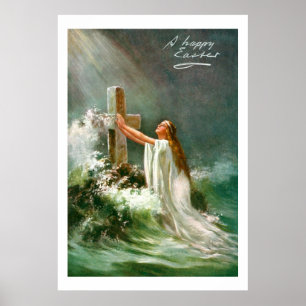 En glad påsk poster