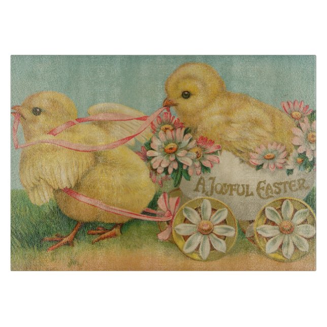 "En glad påsk" VIntage vykort, ca 1915 (Framsidan)