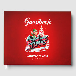 En glad tecknad gästböcker