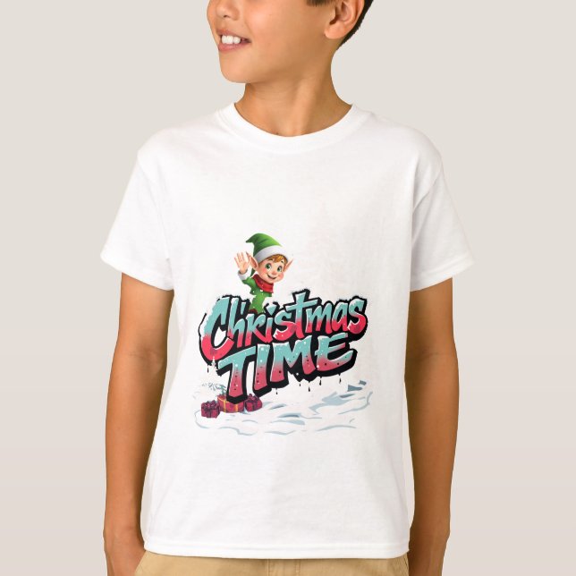 En glad tecknad t shirt (Framsida)