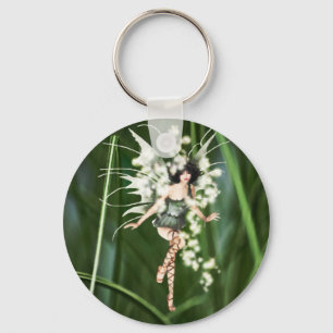En glöd i Garden Keychain Nyckelring
