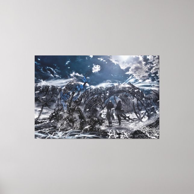 En glömd Maskin Canvastryck (Framsida)