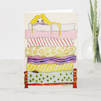 En gnatig avkänning av choklad Notecard Kort