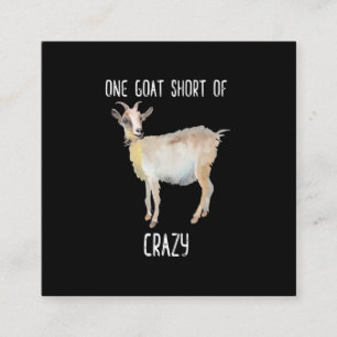 En goat Kort av galning.