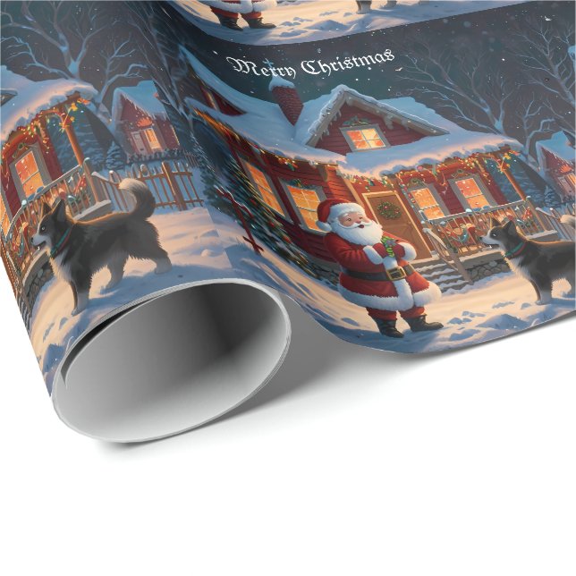 En god jul-Helgdag Presentpapper (Rullad Hörn)