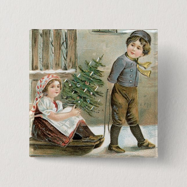 En God jul till dig! Knapp (Framsida)