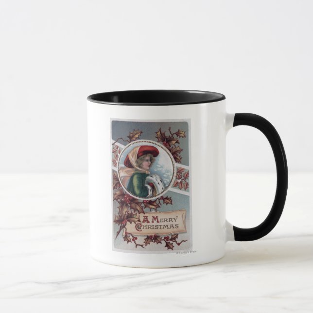En god julKid i Winter Apparel Mugg (Höger)