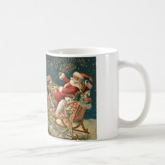 En god julvintage Santa Kaffemugg