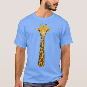 En god och roligt giraff t shirt