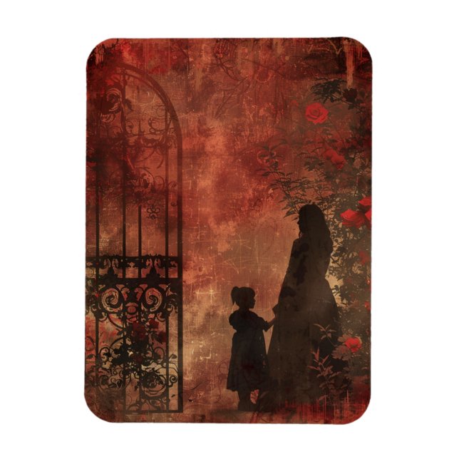 En gotisk mor-serie Design #3 Magnet (Vertikal)