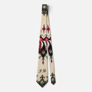 En gotisk romantik. En ornat, gothisk-stil Slips