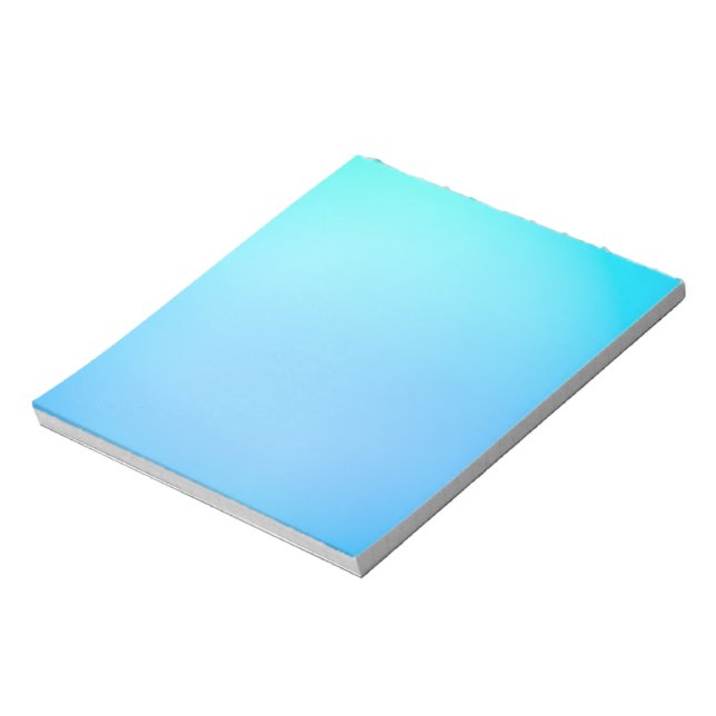 En gradient blå rektangulär yta anteckningsblock (Roterad)