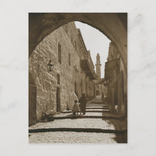 En gränd i Jerusalem Vykort