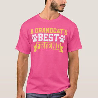 En Grandcats bästa vän Kattfarfar Män Kvinnor roli T Shirt