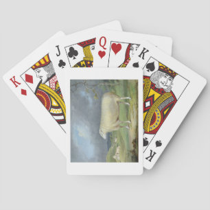 En gränsLeicester tacka (olja på kanfas) Casinokort
