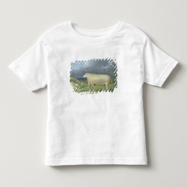 En gränsLeicester tacka (olja på kanfas) Tee (Framsida)