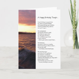 En Grattis på födelsedagen tänkte.. Kort