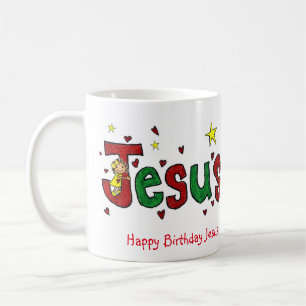 En grattis på födelsedagenJesus kram från lite Kaffemugg