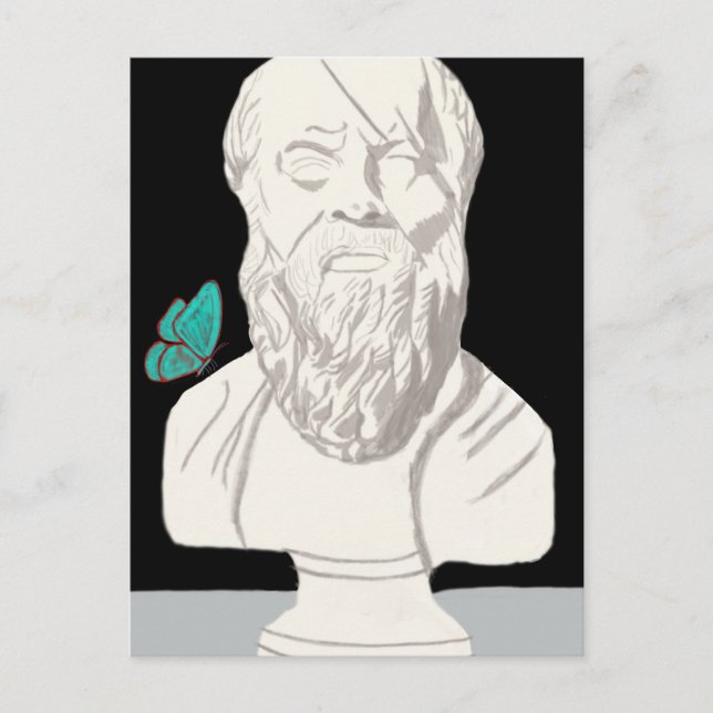 En grekisk filmoskopPoster Vykort (Framsida)