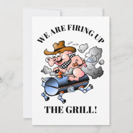 En grillfest inbjudningar