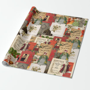 En gris av en jul presentpapper
