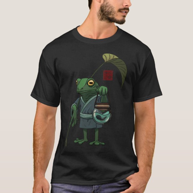 En groda och hans son t shirt (Framsida)